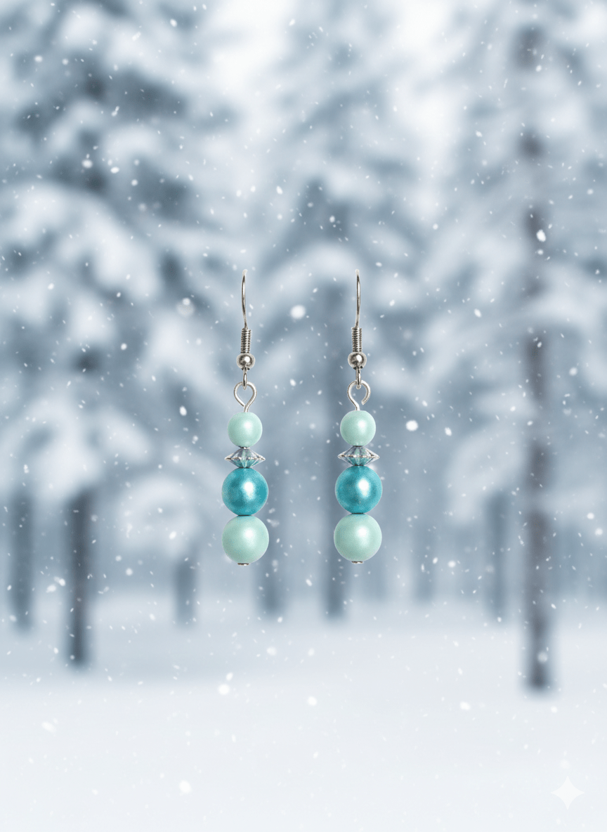 Feeling Blue (in the Best Way!): Crafting Cool Snowman Earrings